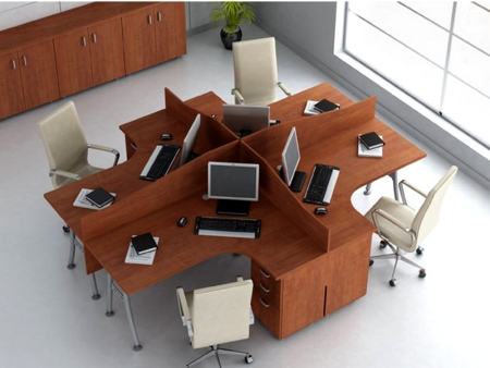 E-203 | Dörtlü Ofis Çalışma Masası