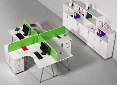 E-204 | Color grup masa, Ofis masası