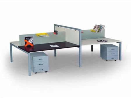 E-218 | Metal ayaklı, Ofis çoklu masa