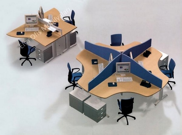 E-210 | Yonca masa, Büro mobilyası